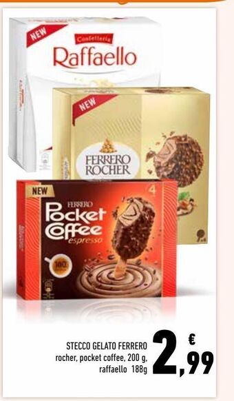 Conad Stecco gelato ferrero offerta
