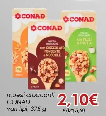 Muesli croccanti conad