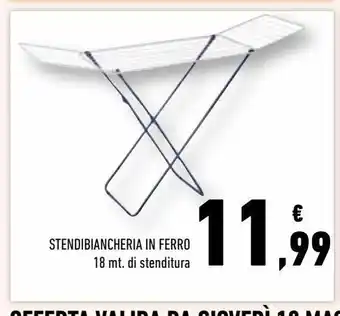 Conad Stendibiancheria in ferro offerta