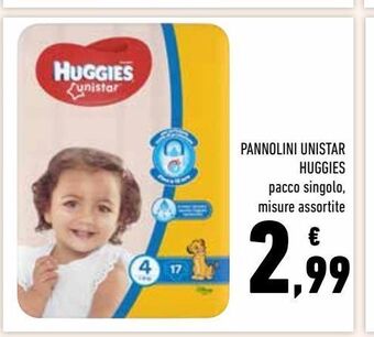 Conad Pannolini unistar huggies offerta