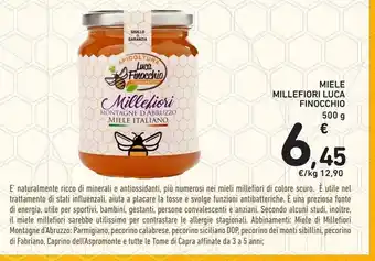 Conad Superstore Miele millefiori luca finocchio 500 g offerta