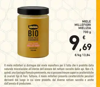 Conad Superstore Miele millefiori mielizia 700 g offerta