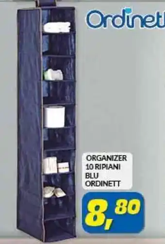 Risparmio Casa Ordinett 10 Ripiani Blu offerta