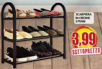 Risparmio Casa Scarpiera In Ordine 3 Piani offerta