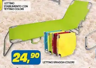 Risparmio Casa Lettino Spiaggia Colori offerta