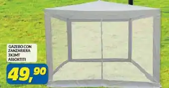 Risparmio Casa Gazebo Con Zanzariera 3x3Mt assortiti offerta