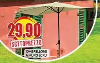 Risparmio Casa Ombrellone A muro Ecru offerta