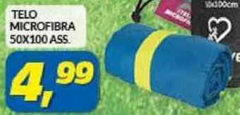 Risparmio Casa Telo Microfibra 50x100 Ass. offerta