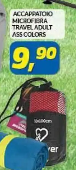 Risparmio Casa Accappatoio Microfibra Travel Adult Ass Colors offerta