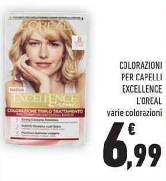 Conad L'Oréal Colorazioni per Capelli Excellence offerta