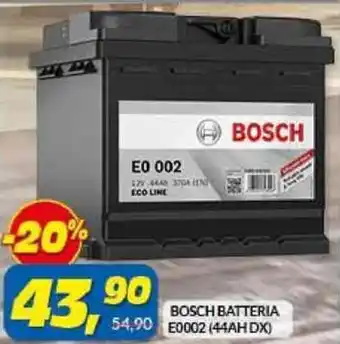 Risparmio Casa Bosch Batteria E0002 (44AH DX) offerta