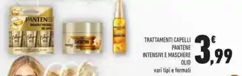 Conad Pantene Intensivi e Maschere Olio Trattamenti Capelli offerta