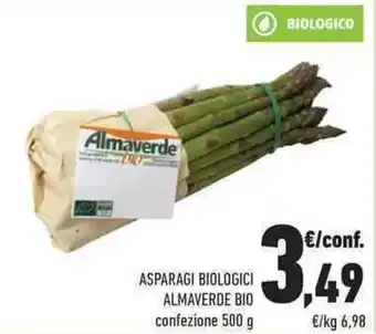 Conad Almaverde Bio Asparagi Biologici 500 g offerta