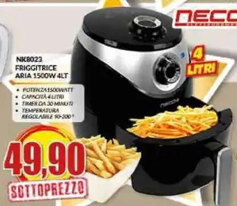 Risparmio Casa necchi Friggitrice Aria 1500W 4Lt offerta