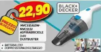 Risparmio Casa Black + Decker Aspirabriciole Dustbuster 3,6V offerta