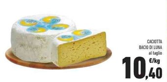 Conad Caciotta Bacio di Luna offerta
