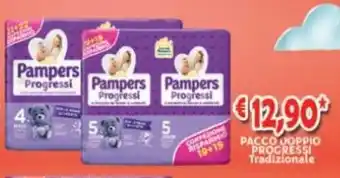 Cossuto Pampers Pacco Doppio Progressi Tradizionale offerta