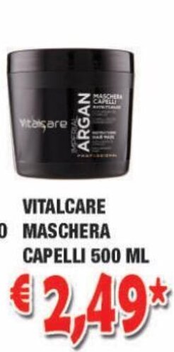 vitalcare Maschera Capelli 500 ml