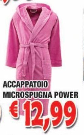 Accappatoio Microspugna Power