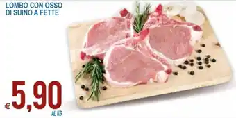 MD Discount Lombo Con Osso di Suino A Fette offerta