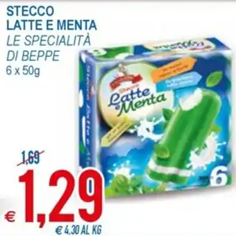 MD Discount Latte E Menta Stecco 6 x 50 g offerta
