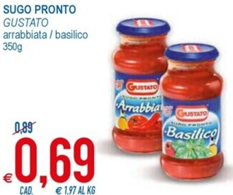 MD Discount Gustato Sugo Pronto 350 g offerta