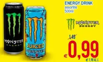 Monster Energy Drink assortite 500 ml