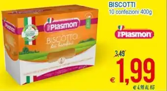MD Discount Plasmon Biscotti 10 confezioni 400g offerta
