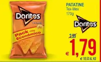 MD Discount Doritos Patatine Tex-Mex 170g offerta