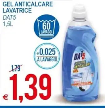 MD Discount DAT5 Gel Anticalcare Lavatrice 1,5L offerta