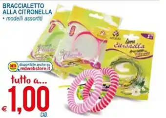 MD Discount Alla Citronella Braccialetto modelli Assortiti offerta
