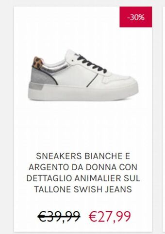 PittaRosso Sneakers bianche e argento da donna offerta