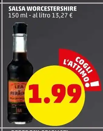 PENNY Salsa worcestershire 150ml offerta