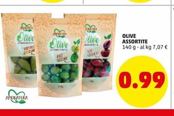 PENNY Olive assortite 140g offerta
