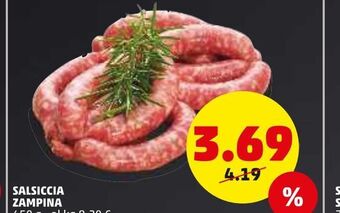 PENNY Salsiccia zampina offerta