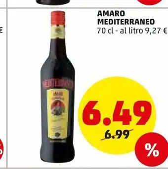 PENNY Amaro mediterraneo 70cl offerta
