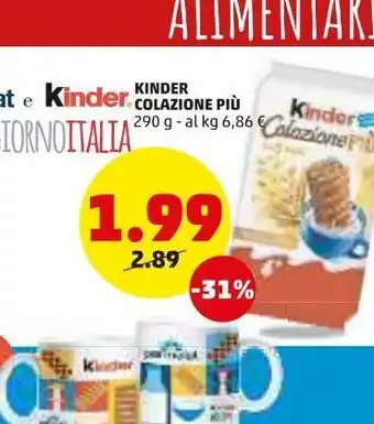 Kinder colazione più 290g
