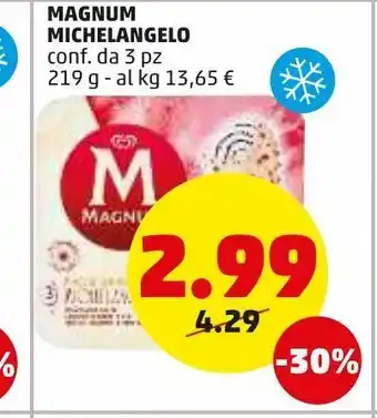 PENNY Magnum michelangelo conf. da 3 pz 219g offerta