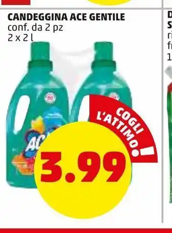 PENNY Candeggina ace gentile conf. da 2 pz 2x2l offerta