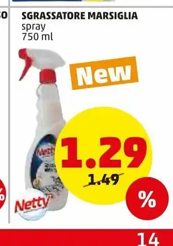 Sgrassatore spray marsiglia 750ml