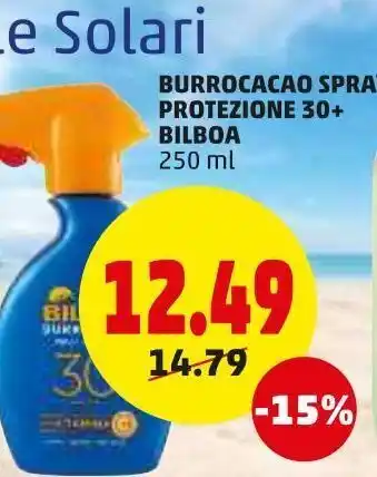 PENNY Burrocacao spray protezione 30+ bilboa 250ml nivea offerta