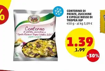 PENNY Contorno di patate, zucchine e cipolle rosse di tropea igp 450g offerta