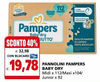 Il Gigante Pannolini pampers offerta