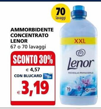 Il Gigante Ammorbidente lenor offerta