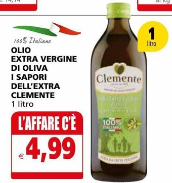Olio extra vergine di oliva clemente