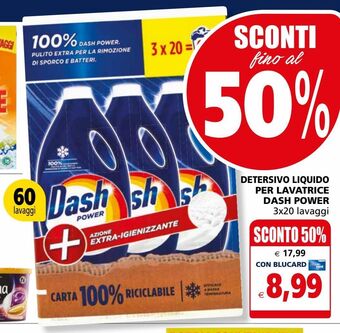 Il Gigante Detersivo liquido dash offerta