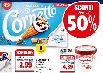 8 cornetto algida