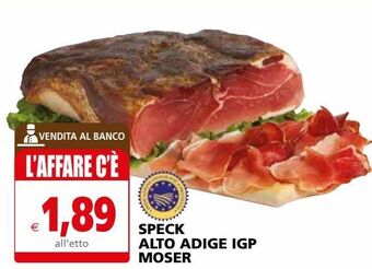 Il Gigante Speck alto adige igp offerta