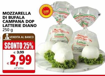 Il Gigante Mozzarella di bufala campana dop offerta