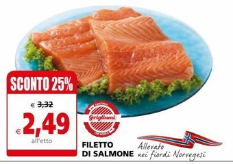 Il Gigante Filetto di salmone offerta